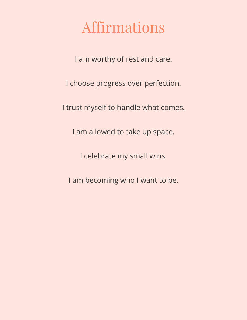 Daily Self‑Care Planner Printable | Wellness & Routine Tracker