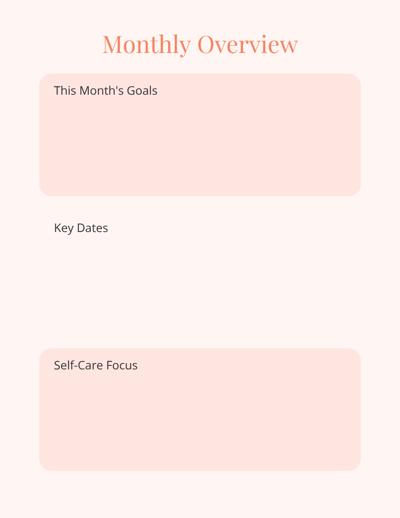 Daily Self‑Care Planner Printable | Wellness & Routine Tracker