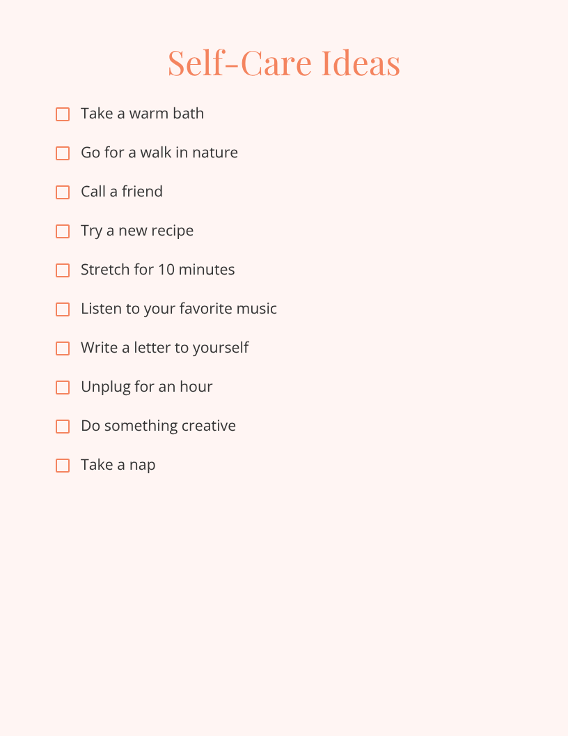 Daily Self‑Care Planner Printable | Wellness & Routine Tracker