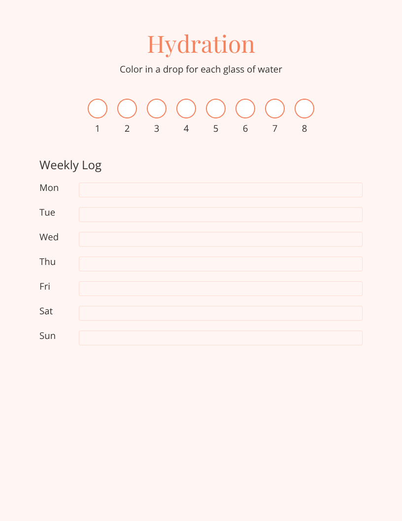 Daily Self‑Care Planner Printable | Wellness & Routine Tracker