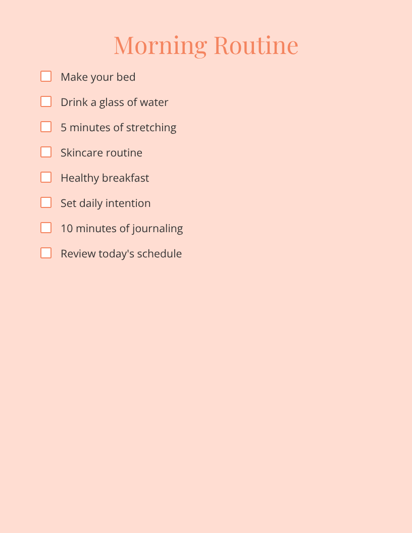 Daily Self‑Care Planner Printable | Wellness & Routine Tracker