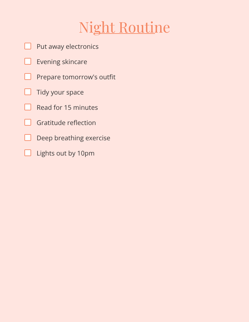 Daily Self‑Care Planner Printable | Wellness & Routine Tracker