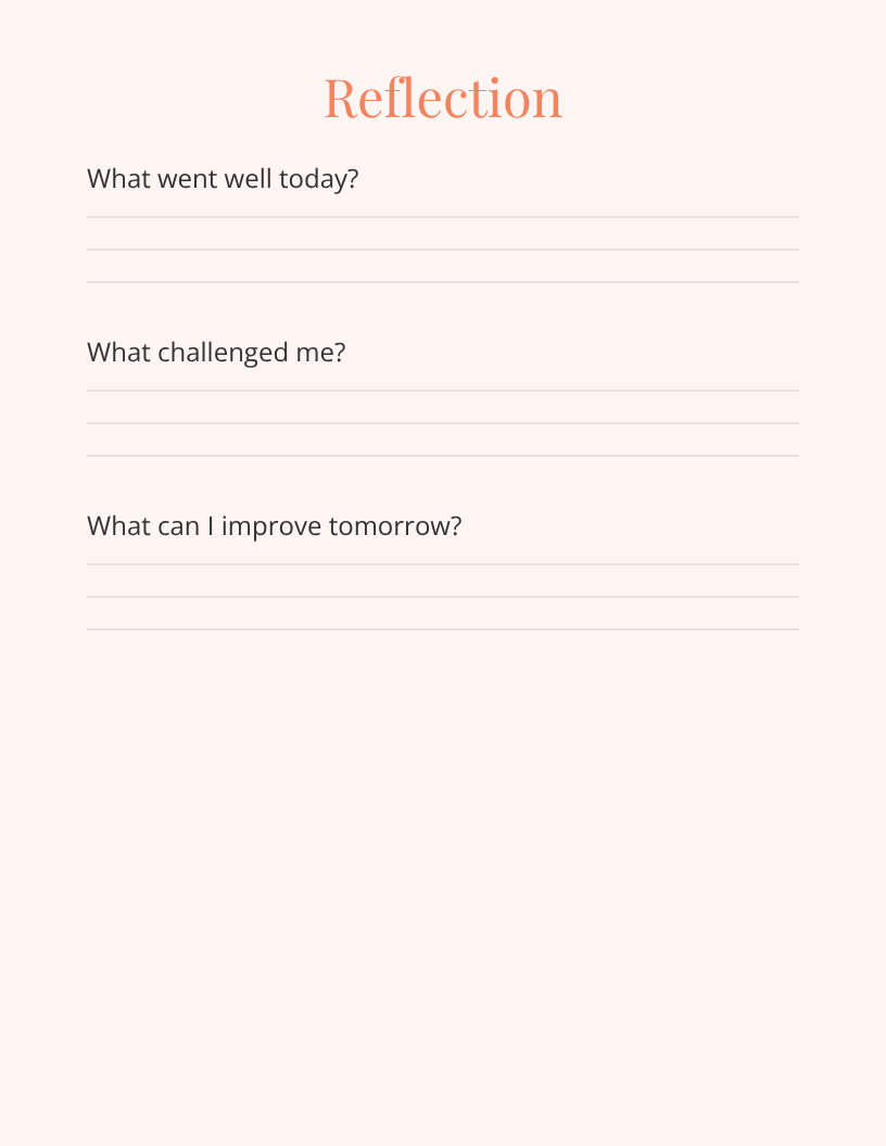 Daily Self‑Care Planner Printable | Wellness & Routine Tracker